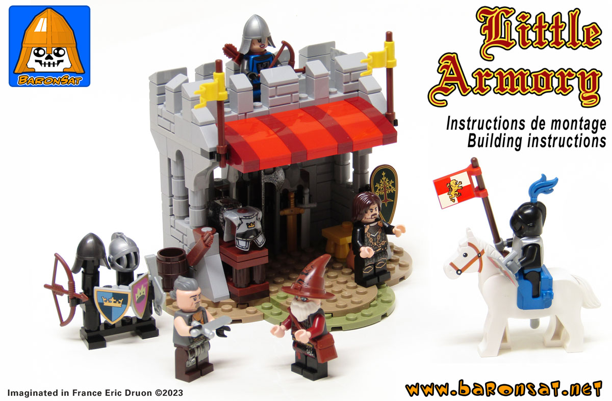Armor shop 6041 lego moc instructions