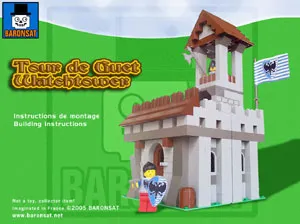 Free Castle Watchtower lego moc instructions