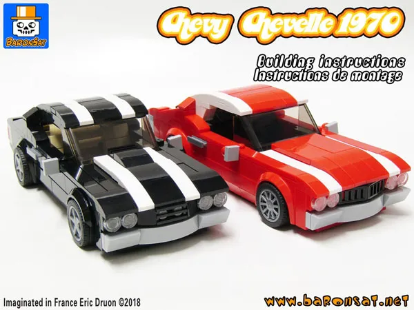 Chevy Chevelle Building Instructions lego-building-instructions-chevy-chevelle