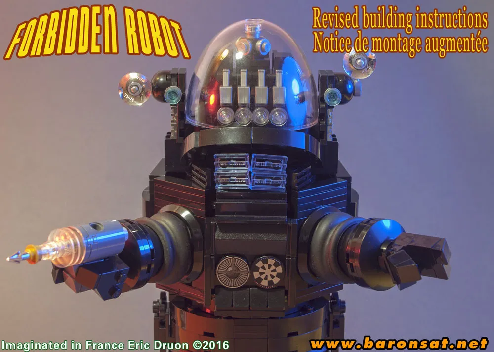 Lego Robby Robot Building Instructions building instructions for Robby the robot Lego custom model