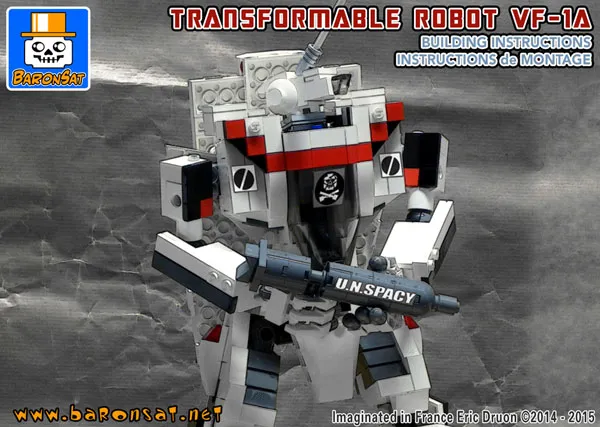 Valkyrie VF-1A Lego moc instructions