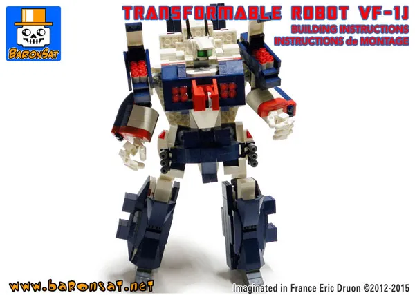 Valkyrie VF-1J + Armor Lego moc instructions