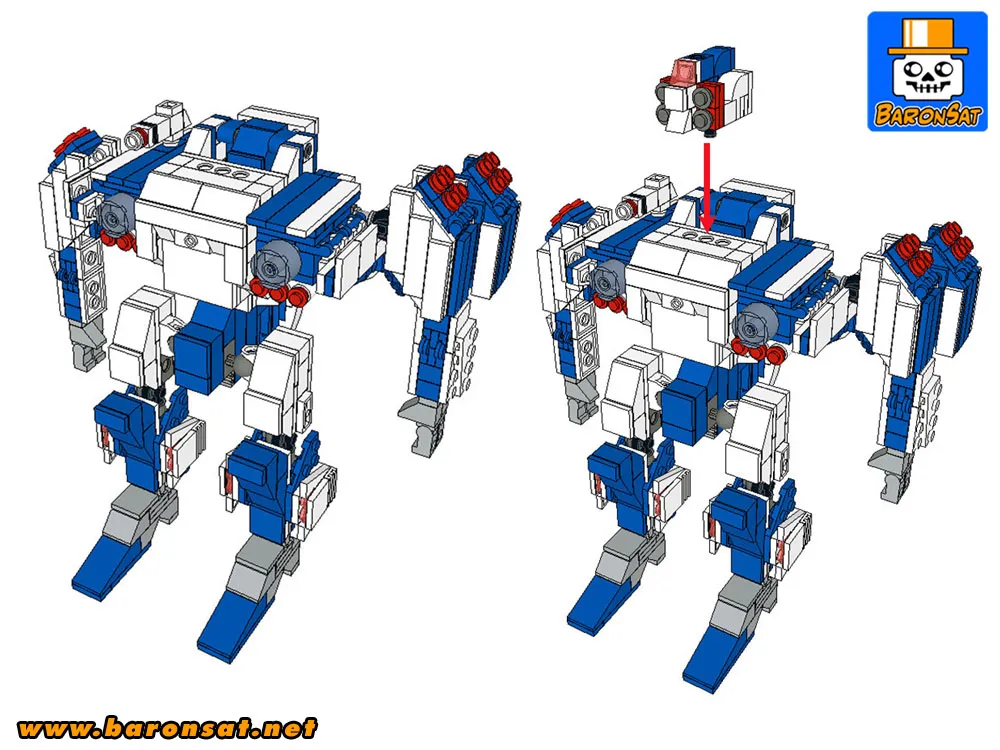 Alpha fighter building intructions