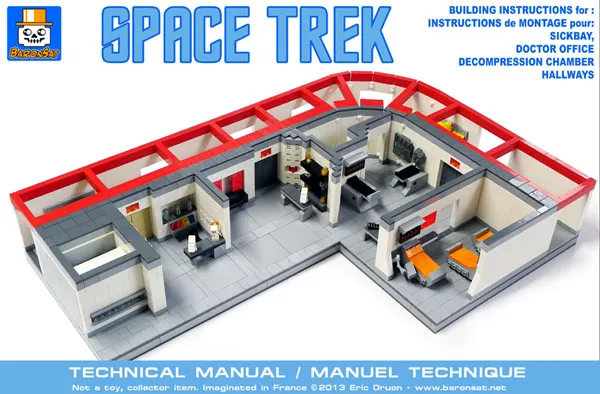 lego sickbay star trek tos custom instructions