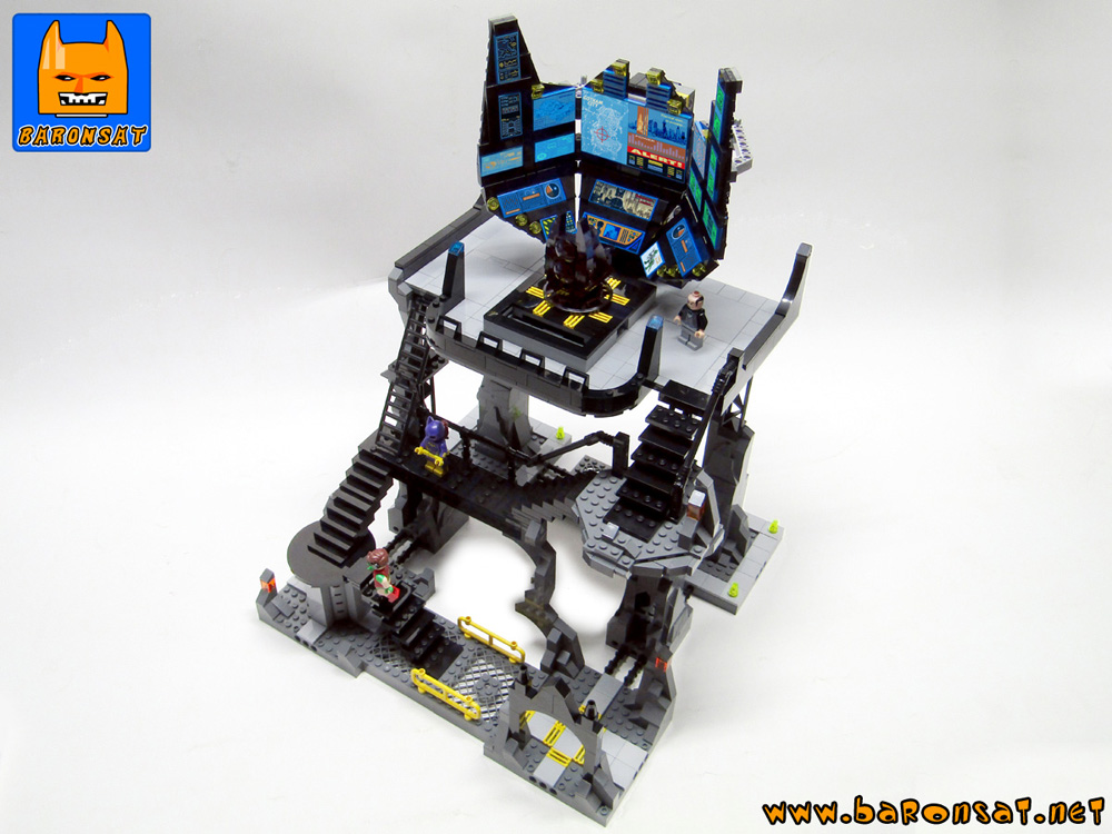 Lego Bat Computer Custom Model Closed Lego Bricks BatComputer Custom Model Close
