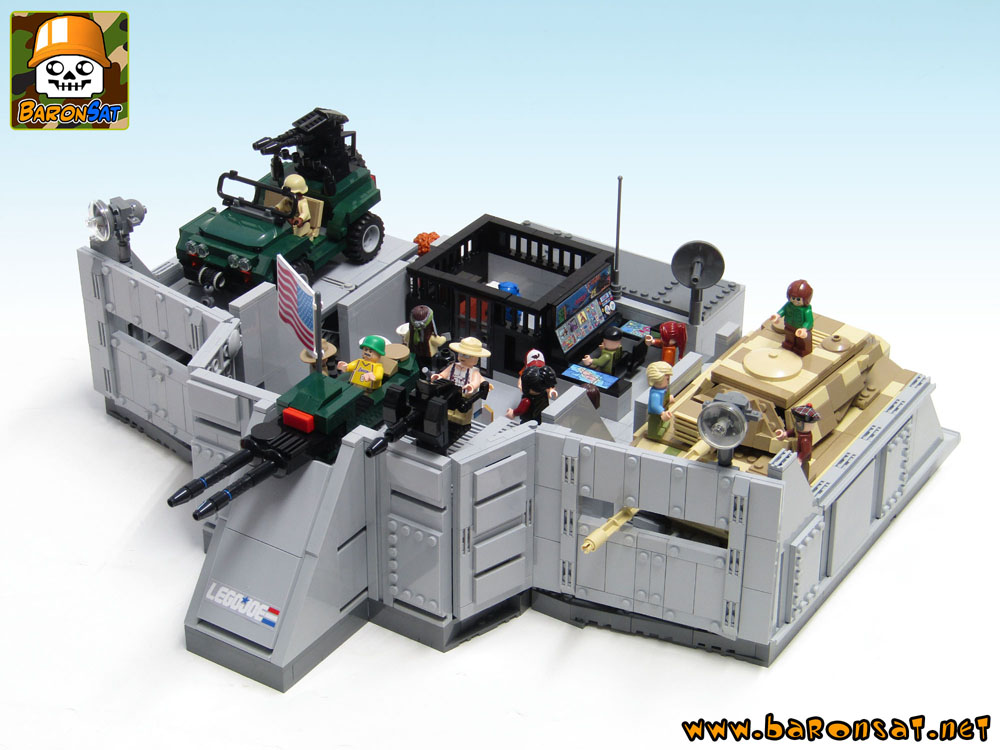 lego GI Joe Command Center Moc model Lego GI Joe Command Center Moc model