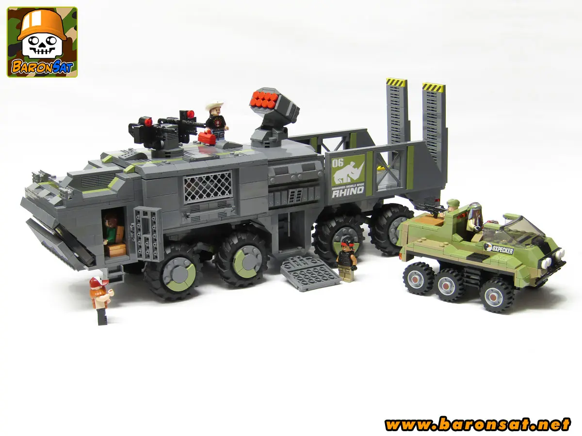 gi joe hq custom moc models made of lego bricks