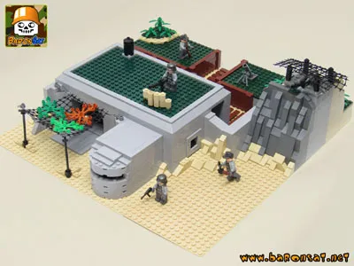 ww2 military custom moc models made of lego bricks