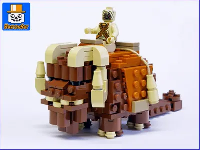 Lego Bantha MOC Brick custom Model